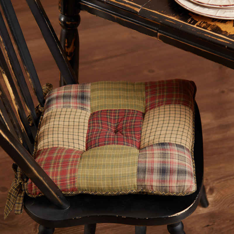 Tea Cabin Chair Pad Patchwork