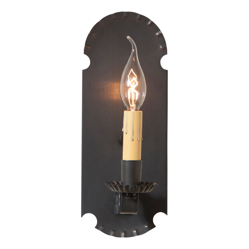 Apothecary Sconce in Blackened Tin