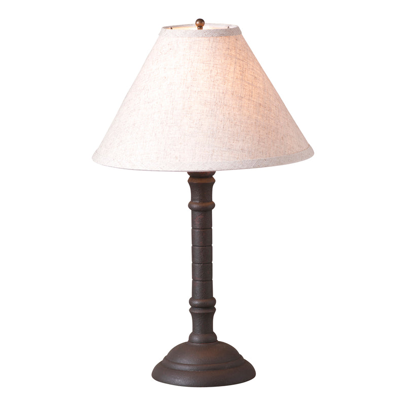 Gatlin Lamp in Hartford Back with Linen Ivory Shade