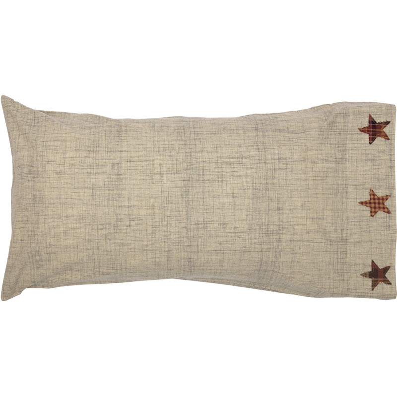Abilene Star King Pillow Case Set of 2 21x40