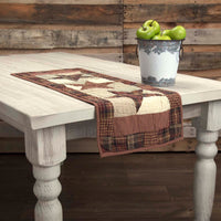 Abilene Star Quilted Runner 13x36