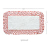 Annie Buffalo Coral Check Bathmat 27x48