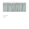 Annie Buffalo Green Check Valance 16x60