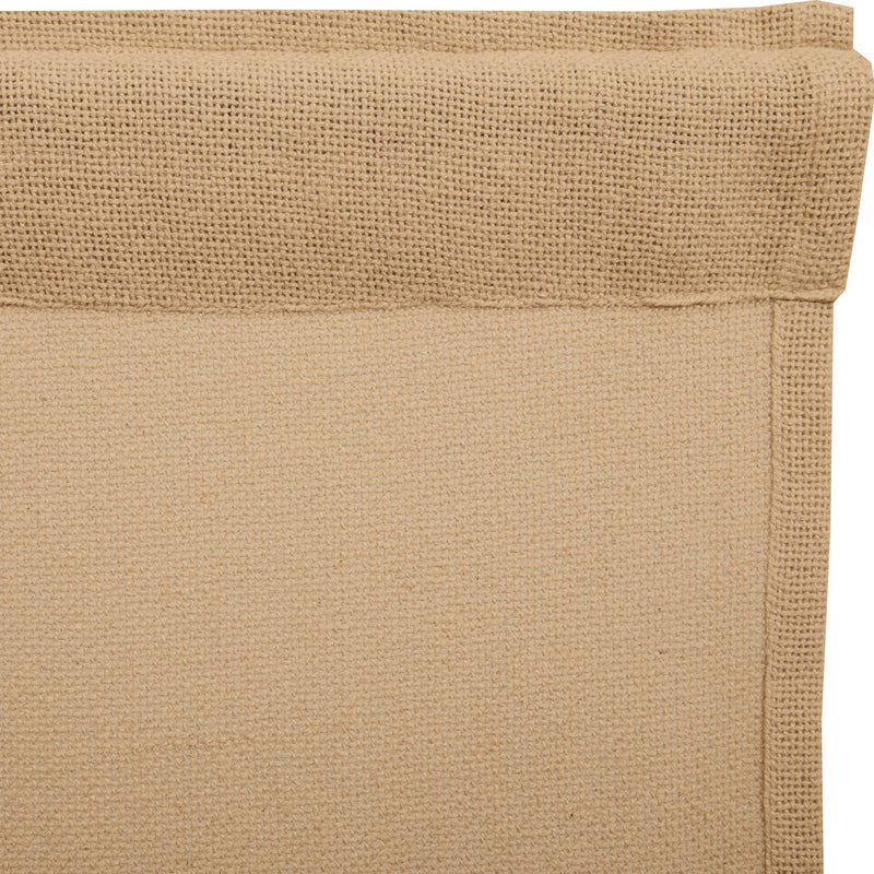 Burlap Natural Valance 16x72