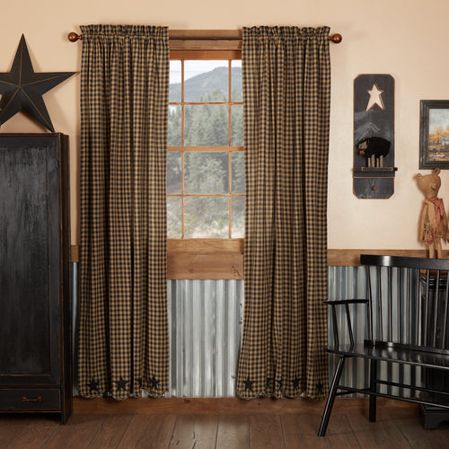 Window Treatments & Curtains Farmhouse Country Primitive VHC Brands