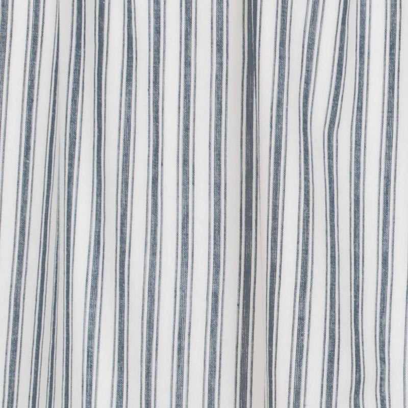 Sawyer Mill Blue Ticking Stripe Short Panel Set of 2 63x36