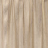 Sawyer Mill Charcoal Ticking Stripe Panel Set of 2 84x40