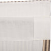 Sawyer Mill Charcoal Ticking Stripe Valance 16x72