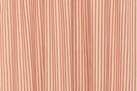 Sawyer Mill Red Ticking Stripe Prairie Swag Set of 2 36x36x18