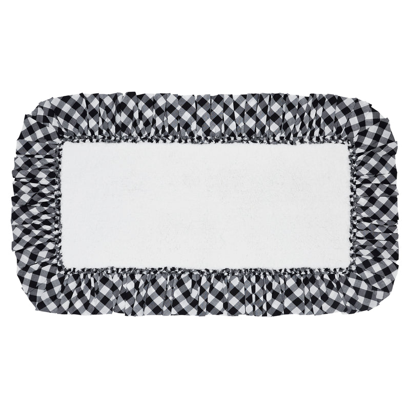 Annie Buffalo Black Check Bathmat 27x48