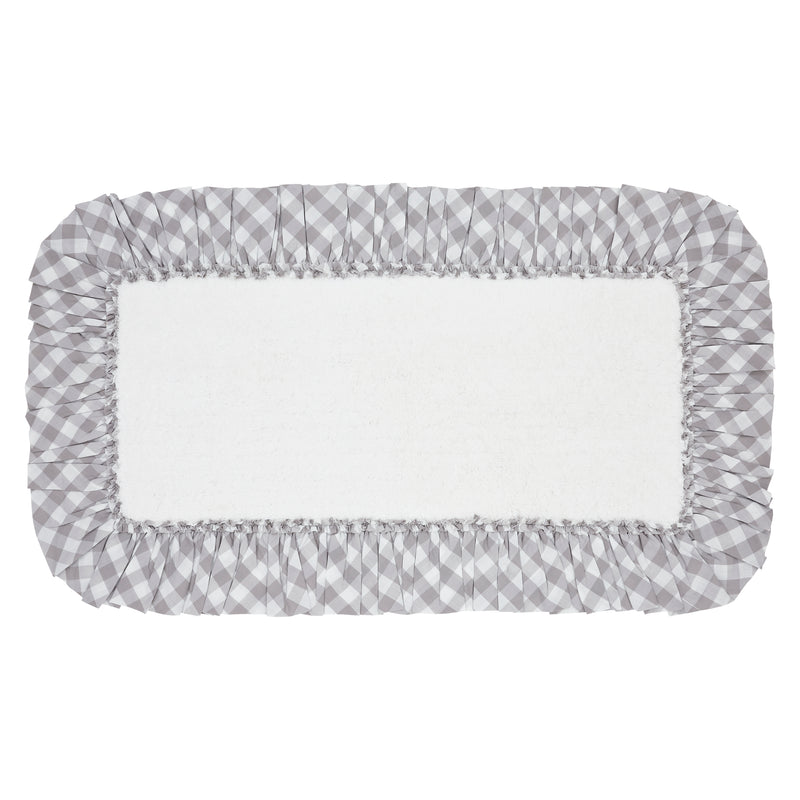 Annie Buffalo Grey Check Bathmat 27x48