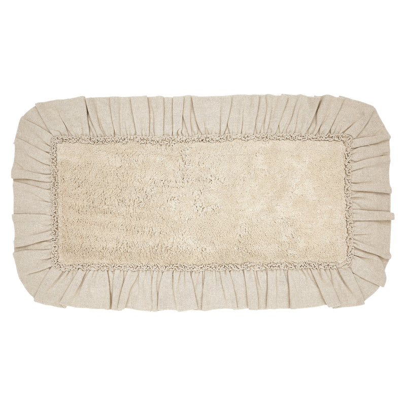 Burlap Vintage Bathmat 27x48
