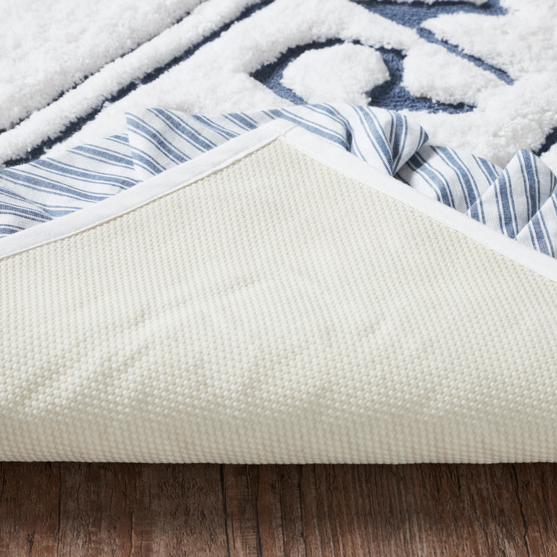 Sawyer Mill Blue Farmhouse Bathmat 27x48