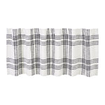 Black Plaid Valance 19x60