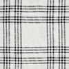 Black Plaid Valance 19x60