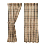 Cider Mill Plaid Short Panel Set of 2 63x36