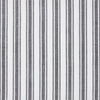 Sawyer Mill Black Ticking Stripe Short Panel Set of 2 63x36