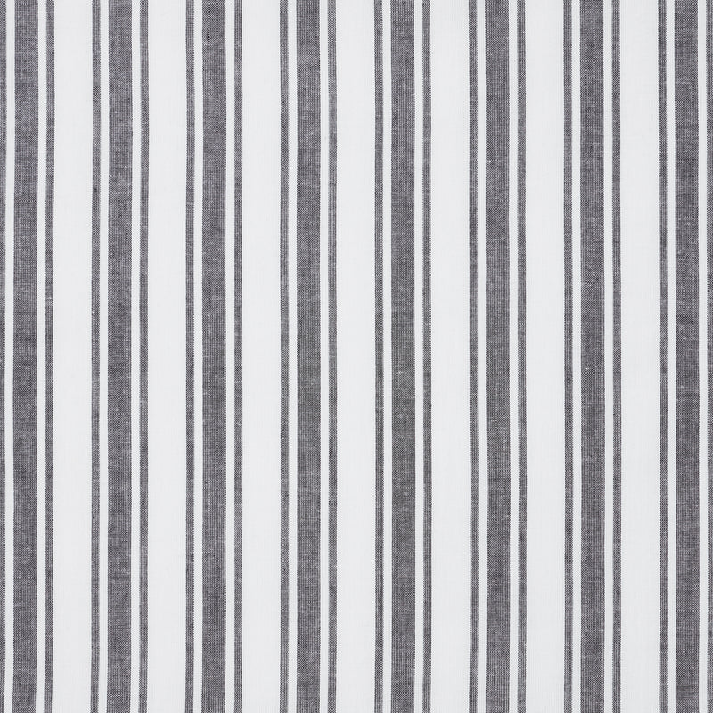 Sawyer Mill Black Ticking Stripe Prairie Swag Set of 2 36x36x18