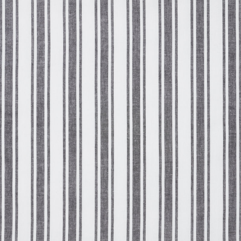 Sawyer Mill Black Ticking Stripe Valance 16x72