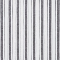 Sawyer Mill Black Ticking Stripe Valance 16x60