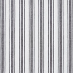 Sawyer Mill Black Ticking Stripe Valance 16x60