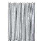 Sawyer Mill Black Ticking Stripe Shower Curtain 72x72