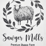 Sawyer Mill Black Sheep Shower Curtain 72x72