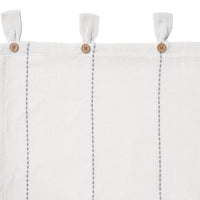 Stitched Burlap White Tier Set of 2 L24xW36