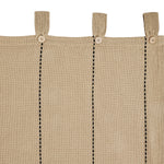 Stitched Burlap Natural Tier Set of 2 L36xW36