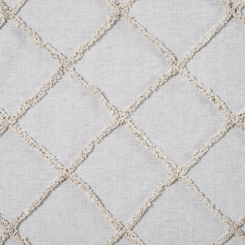 Frayed Lattice Oatmeal Tier Set of 2 L24xW36