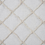 Frayed Lattice Oatmeal Valance 16x72