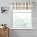 Wheat Plaid Valance 19x72