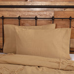Burlap Natural Standard Pillow Case Set of 2 21x30