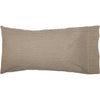 Sawyer Mill Charcoal Ticking Stripe King Pillow Case Set of 2 21x40
