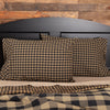 Black Check Standard Pillow Case Set of 2 21x30