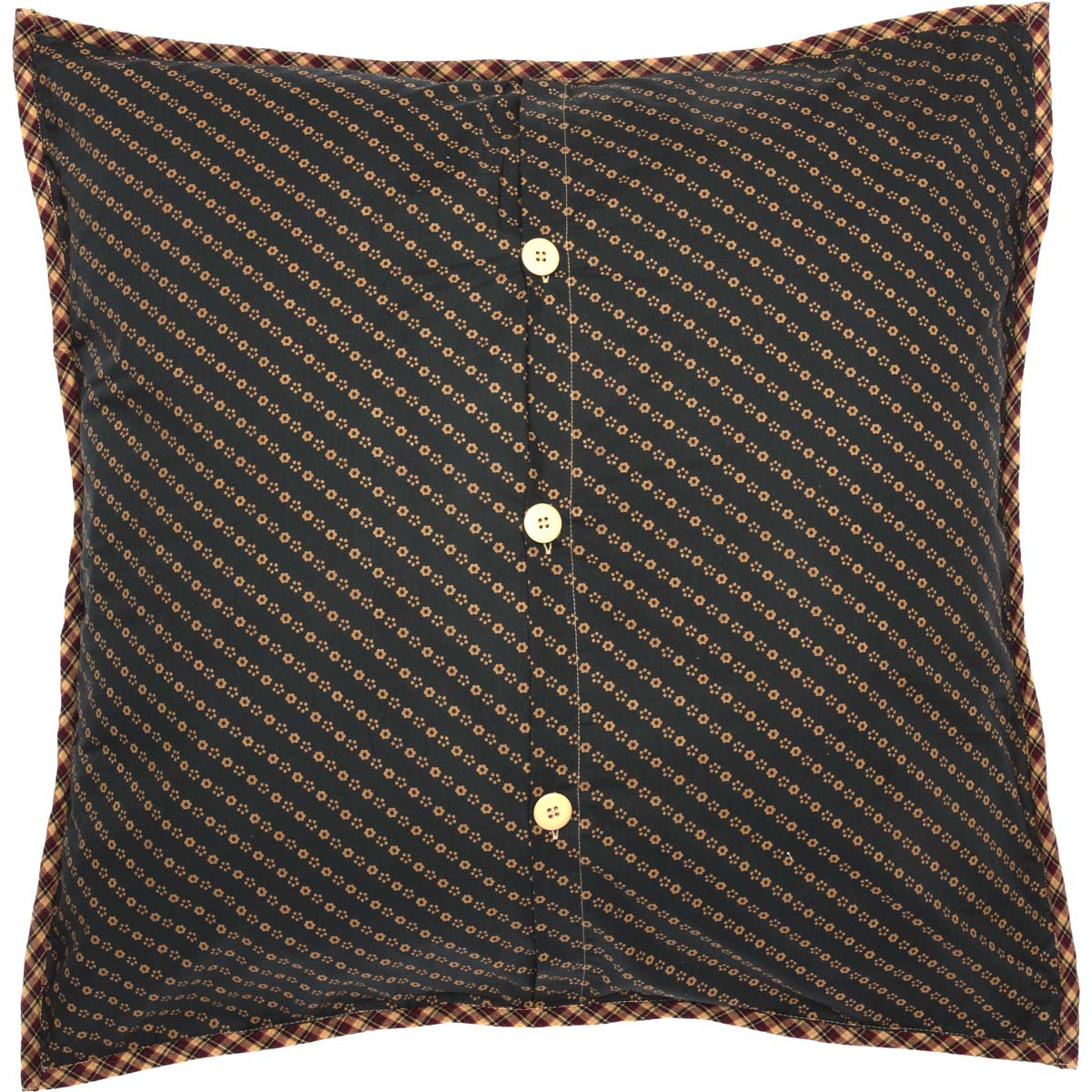 Patriotic Patch Euro Sham Quilted 26x26