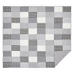 Sawyer Mill Black King Quilt 105Wx95L