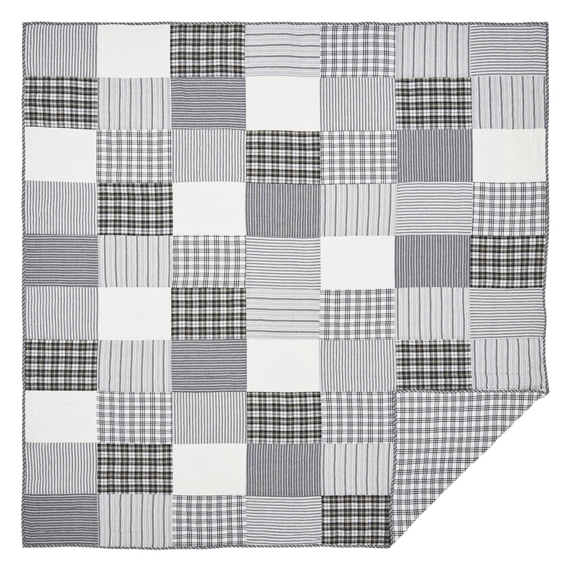Sawyer Mill Black Queen Quilt 90Wx90L
