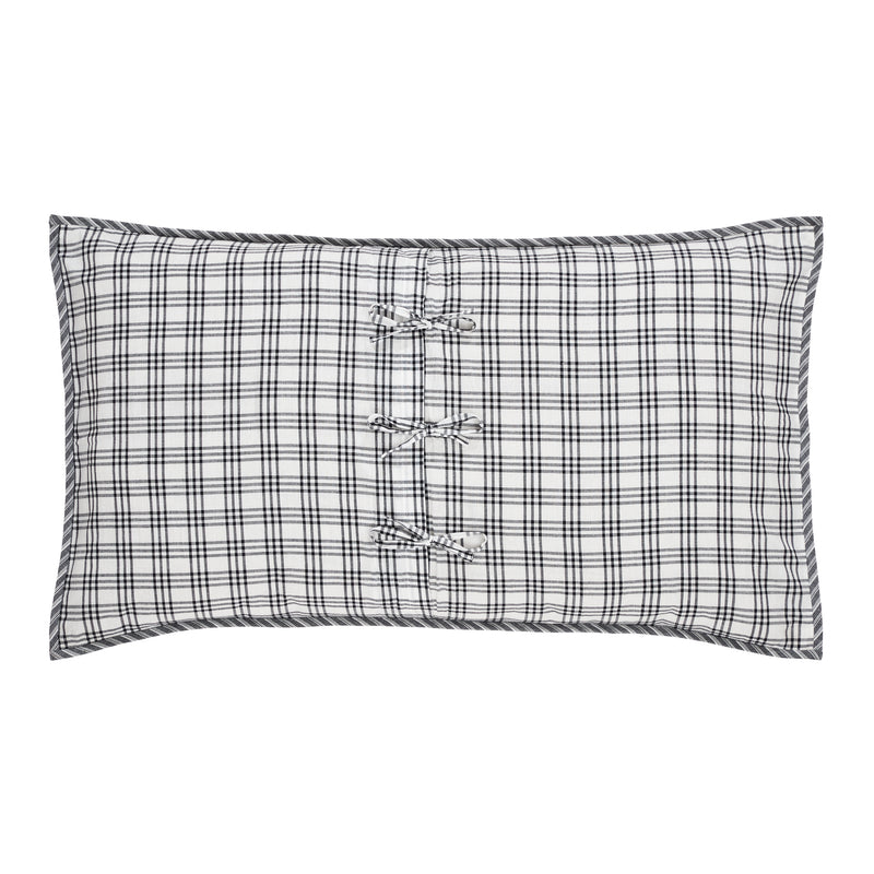 Sawyer Mill Black King Sham 21x37