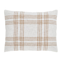 Wheat Plaid Standard Sham 21x27