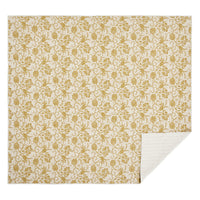 Dorset Gold Floral Quilted Collection