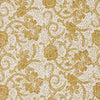 Dorset Gold Floral Queen Bed Skirt 60x80x16