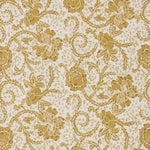 Dorset Gold Floral Queen Quilt 90Wx90L