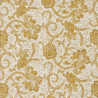 Dorset Gold Floral King Quilt 105Wx95L
