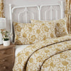 Dorset Gold Floral Quilted Collection