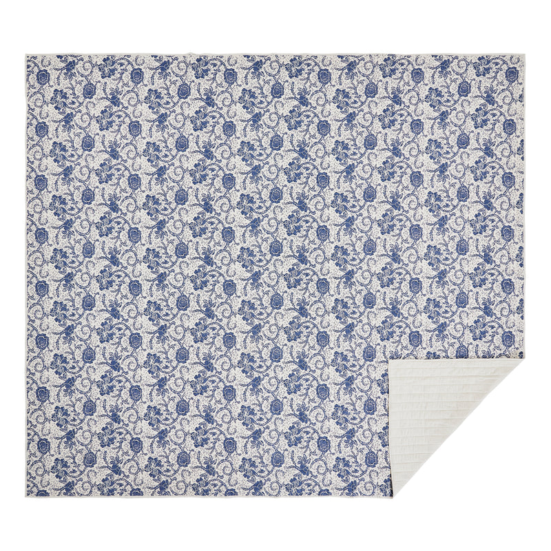 Dorset Navy Floral Quilted Collection