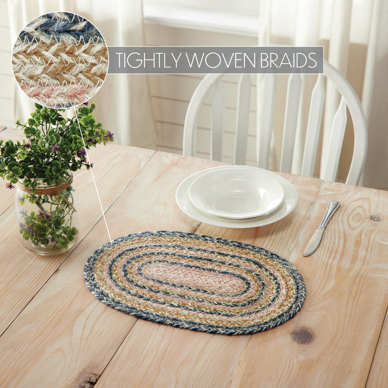 Kaila Jute Oval Placemat 10x15