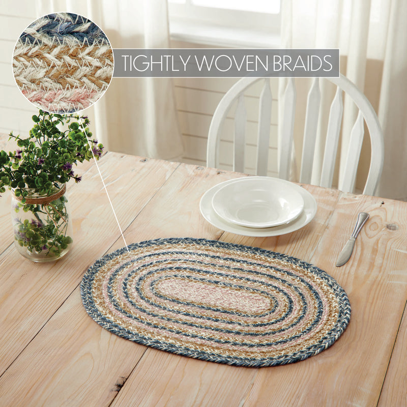 Kaila Jute Oval Placemat 13x19