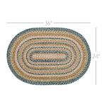 Kaila Jute Rug Oval w/ Pad 24x36