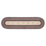 Colonial Star Jute Oval Runner 13x48